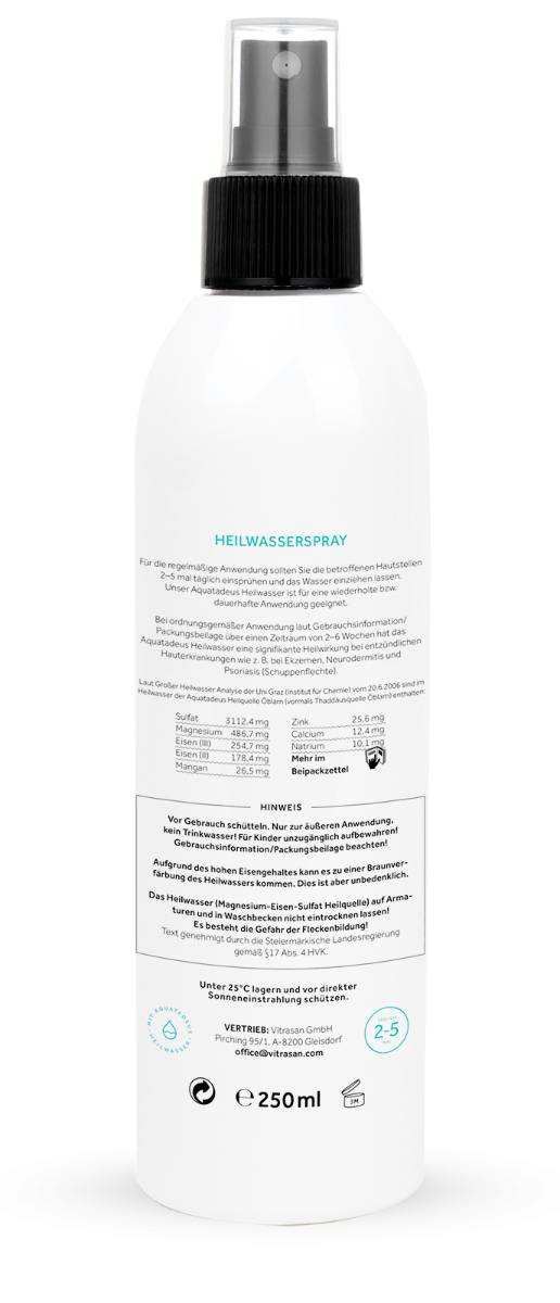 AQUATADEUS Heilwasserspray