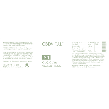 MN Coenzym Q10 plus (Vitaminoid + Vitalpilz)