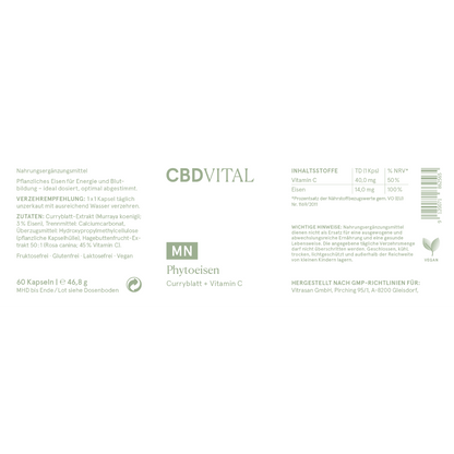MN Phytoeisen (Curryblatt + Vitamin C)